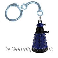 Dalek Blue Keyring - Click Image to Close